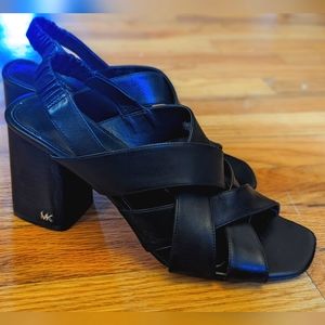 Michael Kors Dixon Single Sole Sandals in Black